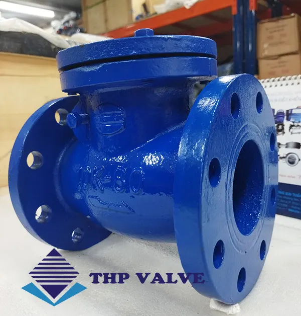 Van 1 chiều lá lật gang Wonil Hàn Quốc DN80