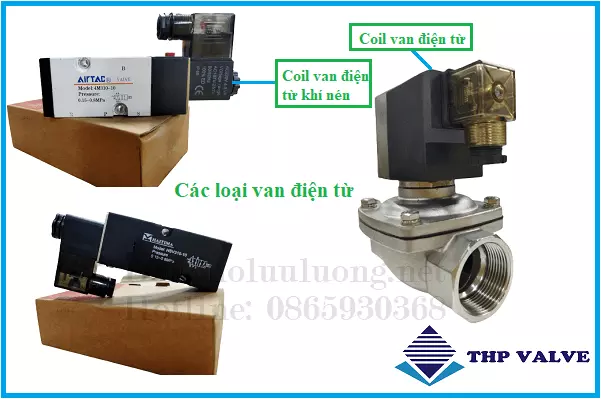 Các loại van điện từ
