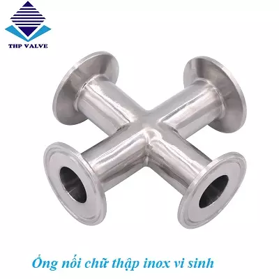 ống nối inox chữ thập vi sinh