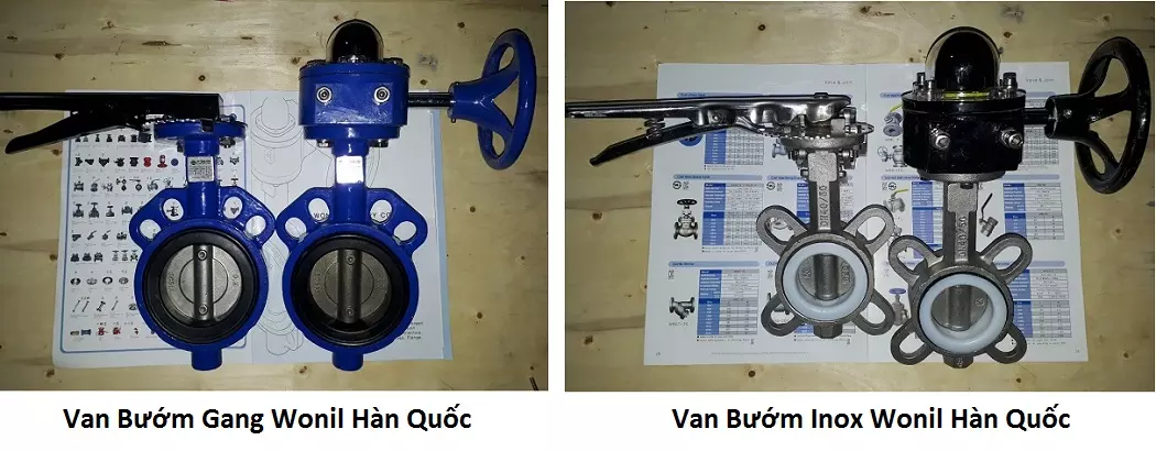 Van Bướm Gang Inox304 Wonil Hàn Quốc