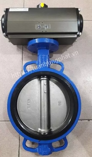 van bướm điều khiển khí nén