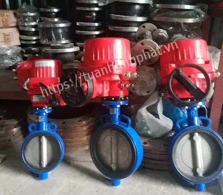 van bướm hàn quốc điều khiển điện