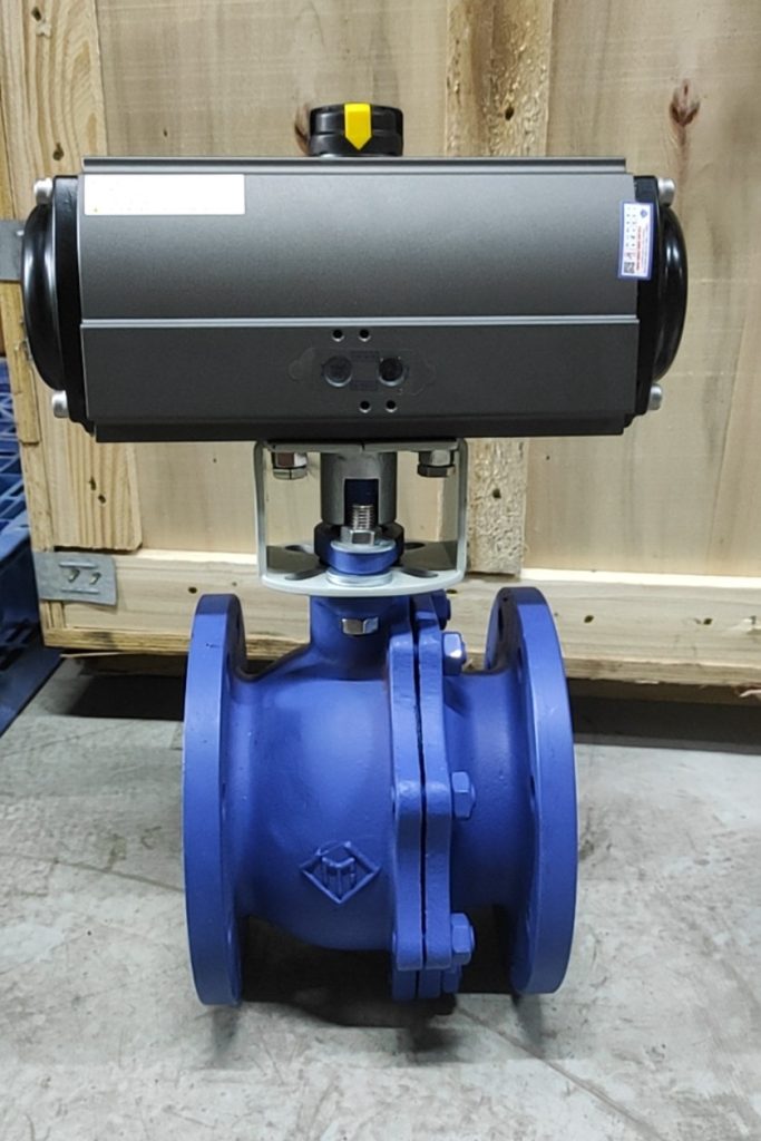 Van bi thép điều khiển khí nén Kosa Hàn Quốc