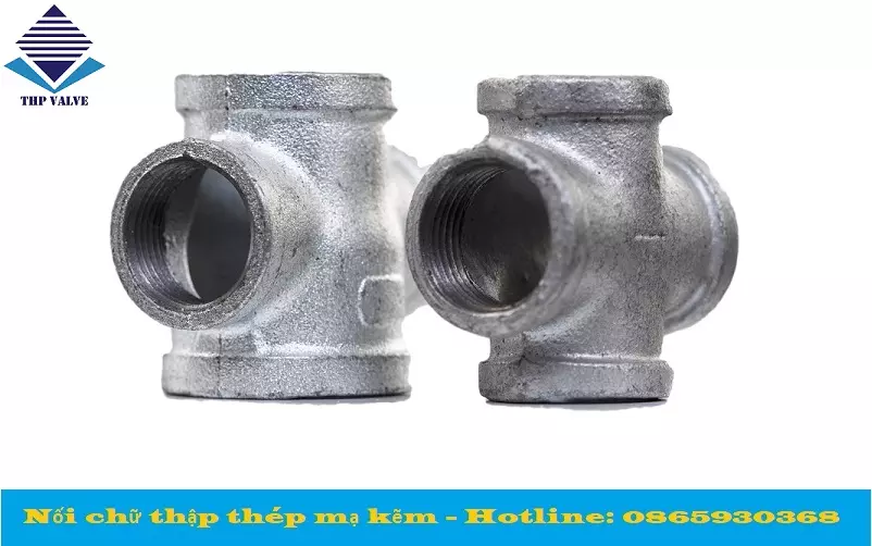 Nối chữ thập mạ kẽm 1