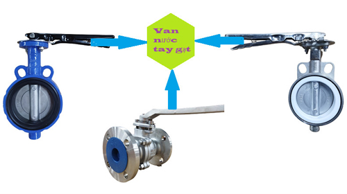 van khóa nước bằng tay gạt