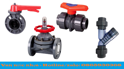 van nước làm bằng nhựa pvc upvc