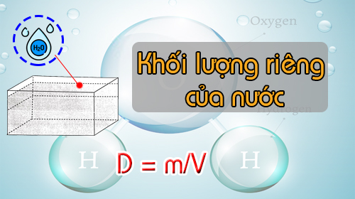 khối lượng riêng của nước là gì