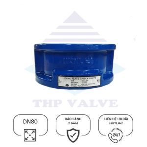 Van một chiều cánh bướm DN80