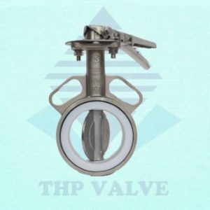 Van bướm inox tay gạt