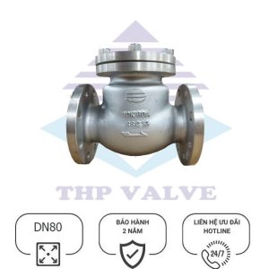 Van một chiều inox DN80