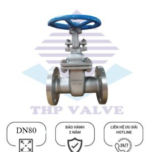 van cổng inox mặt bích Wonil DN80