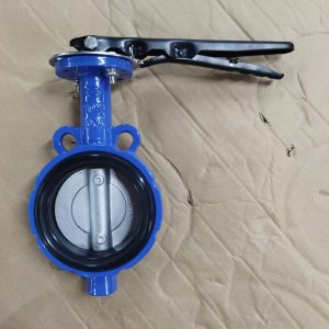 Van bướm tay gạt gang cánh inox DN100