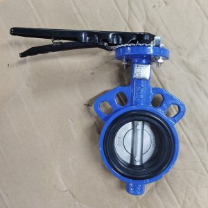 Van bướm tay gạt gang cánh inox DN80