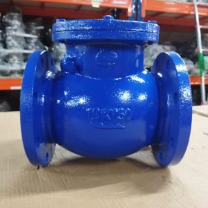 Van một chiều lá lạt gang DN50