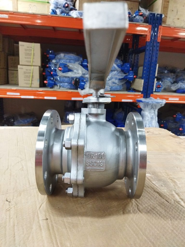 Van bi inox 304 mặt bích Wonil DN100