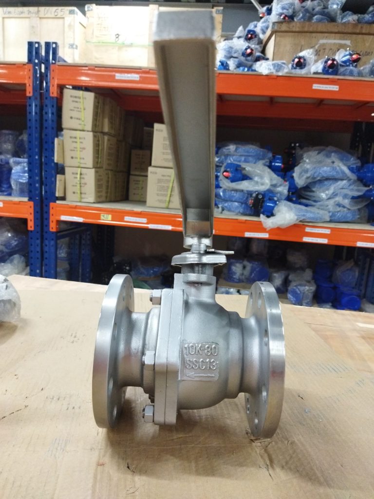 Van bi inox 304 mặt bích Wonil DN80